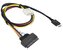 Supermicro 55cm OCuLink to U.2 PCIE SFF-8639 with Molex Power Cable