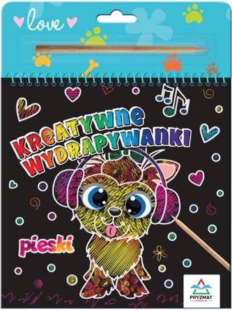 Kreatywne wydrapywanki. Pieski Kreatywne wydrapywanki. Pieski