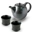 Japonská čajová souprava Hotaru černá 3 ks