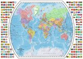 RAVENSBURGER Puzzle Politická mapa světa 1000 dílků