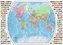 RAVENSBURGER Puzzle Politická mapa světa 1000 dílků