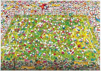 HEYE Puzzle Bláznivý fotbal 4000 dílků