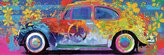 EUROGRAPHICS Panoramatické puzzle Barevný Volkswagen brouk 1000 dílků