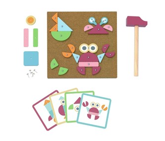 Dřevěná zatloukací hra