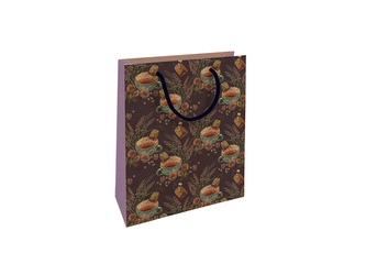 Nekupto Dárková taška kraft střední Čaj