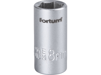 FORTUM hlavice nástrčná 1/4", 8mm, L 25mm