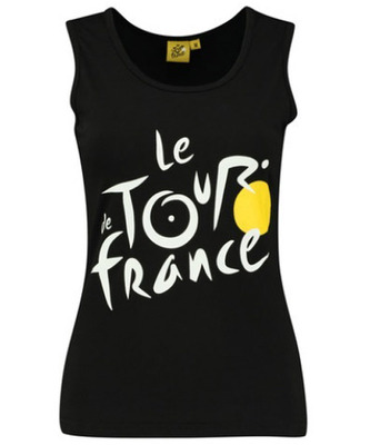 Dámské tričko - tílko Tour de France: Logo (L) černé