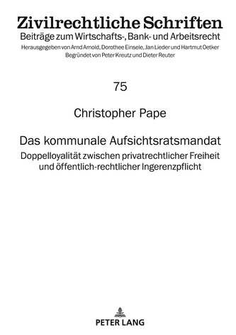 Das kommunale Aufsichtsratsmandat