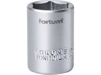FORTUM hlavice nástrčná 1/4", 13mm, L 25mm