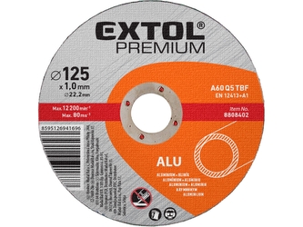 EXTOL PREMIUM kotouč řezný na hliník, O 125x1,0x22,2mm