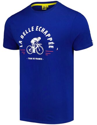 Pánské tričko Tour de France: Logo 2024 (S) navy bavlna