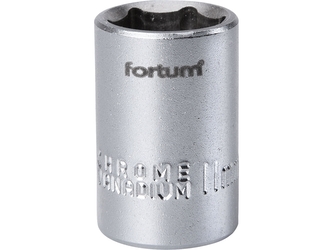 FORTUM hlavice nástrčná 1/4", 11mm, L 25mm