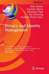 Privacy and Identity Management