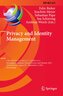 Privacy and Identity Management
