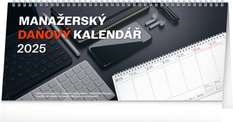 NOTIQUE Stolní kalendář Manažerský daňový 2025, 33 x 14,5 cm NOTIQUE Stolní kalendář Manažerský daňový 2025, 33 x 14,5 cm