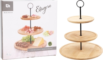 3-patrový etažér Solid