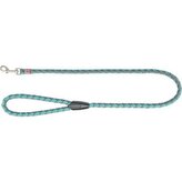 Vodítko CAVO kulaté, aqua/grafit - L-XL: 1,00 m/18 mm