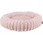 Kulatý pelech LONNI, sametový manšestr, růžová - ø 60 cm