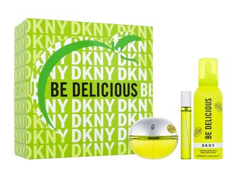 DKNY DKNY Be Delicious parfémovaná voda 100 ml + parfémovaná voda 15 ml + sprchová pěna 150 ml