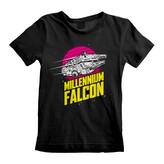 Dětské tričko Star Wars|Hvězdné války: Millenium Falcon (5-6 let) černá bavlna