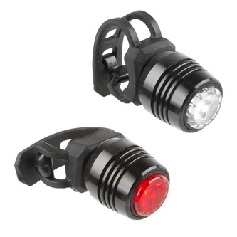 blikačka přední+zadní USB černé