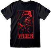 Pánské tričko Star Wars: Vader (2XL) černá bavlna