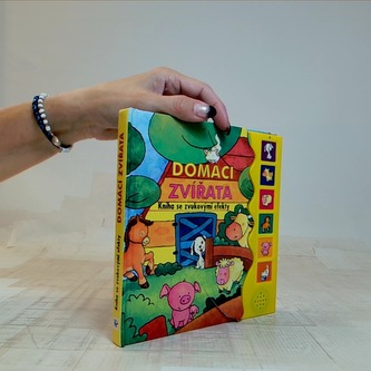 Domácí zvířata, kniha se zvukovými efekty