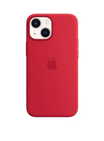 MM233ZM/A Apple Silikonový Kryt vč. Magsafe pro iPhone 13 Mini Red (Pošk. Balení)