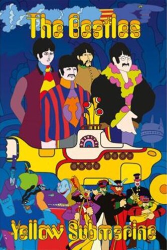 Plakát The Beatles: Yellow Sumbarine (61 x 91,5 cm)