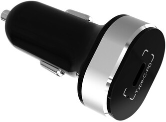 Autonabíječka PD 20W Type-C cable-Lightning MFI (Černá)