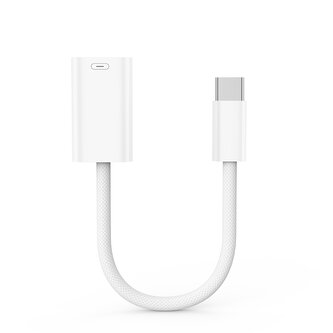 Adaptér USB-C (male) na Lightning (female) (Bílá)
