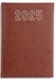 Kalendarz 2025 A5 standard brązowy