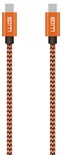Datový kabel Type C-Type C 3A - (1m) (Oranžovo-černý)
