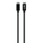 Datový kabel Type C-Type C/50cm/3A/nylon braided/černý