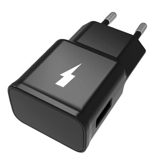 Síťová nabíječka Fast 1xUSB-Quick Charge 3.0 5V-9V-12V (Bez kabelu) (Černá)