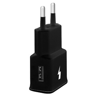 USB Fast Charger 2,4A + MICRO-USB Cable (Černá)