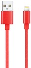 Datový kabel MFI Lightning (1m) (Červený)