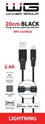 Datový kabel Lightning MFI-USB-20cm (Černý)