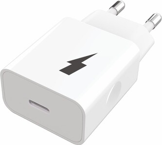Síťová nabíječka 1xUSB-C/PD 20W/5V-9V-12V/bez kabelu (Bílá)