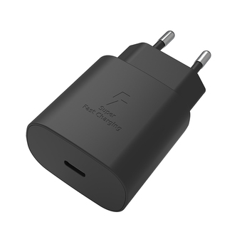 Síťová nabíječka 1xUSB-C (PD 25W PPS) (Černá)