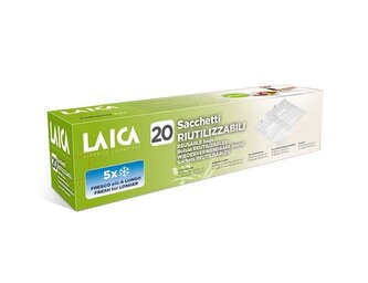 Laica sáčky do vakuovačky s ventilem 22 a 26 x34cm set 20ks VT3521 Laica sáčky do vakuovačky s ventilem 22 a 26 x34cm set 20ks VT3521