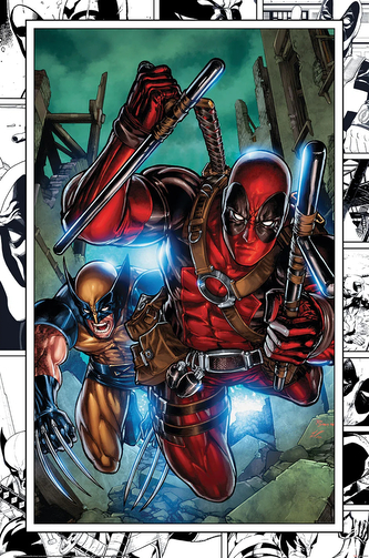 Plakát Marvel Comics: Wolverine & Deadpool (61 x 91,5 cm)