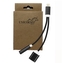 Adaptér HF/audio + nabíjení, Lightning na 1x Jack 3,5mm 1x Lightning (female), barva černá