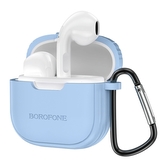 Bluetooth headset BOROFONE TWS BW29, s pouzdrem, barva modrá