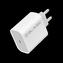 Cestovní nabíječ Blavec, USB C, PD 30W, bílá