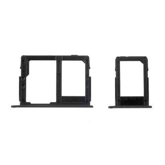 Držák (šuplík) SIM Samsung J330 Galaxy J3 (2017) black