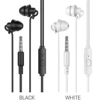 Hands Free HOCO M81 Sleep Earphones 3,5 mm jack, ideální pro spánek, barva bílá