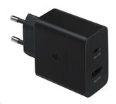 EP-TA220NBE Samsung Dual (USB-C,USB-A) 35W Cestovní nabíječka Black (Pošk. Balení)