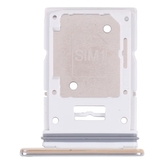 Držák (šuplík) SIM Samsung A536 Galaxy A53 5G white (silver)