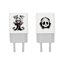 Cestovní nabíječka Babaco Skull, 1x USB 1A/5V, barva bílá